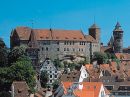 Nürnberg, die für ihre Lebkuchen bekannte Stadt mit der großen alten Burg, zeigt sich im besten Sinne fränkisch. (Foto MEV)